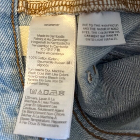 Madewell Relaxed Mid-Length Denim Shorts | Size 29 - Picture 10 of 11